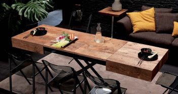 Choisir une table up & down pour un petit logement table up and down avec plateau extensible