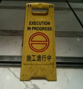 Top 10 des erreurs de traduction : "Execution in progress"