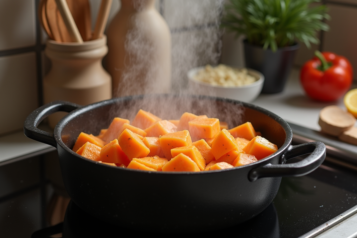Temps de cuisson de la patate douce à l