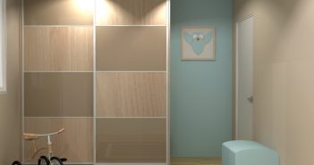 Quelles portes de placard coulissantes selon la pièce ? placard coulissant sur mesure dans une chambre d'enfant
